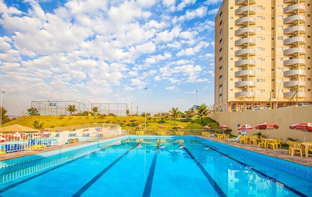 Hotel Golden Dolphin Resort - Flat No Decimo Andar Quarto Com Varanda Калдас-Новас Экстерьер фото